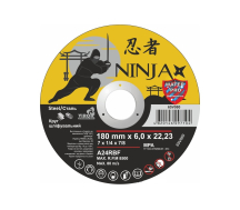 Диск зачисний по металу 180х6,0х22 Ninja