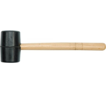 Киянка резиновая 55мм деревянная ручка Vorel
